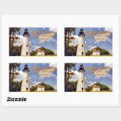 Amelia Island Leuchtturm, Florida Stickers (Blatt)