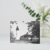 Amelia Island Leuchtturm Postkarte (Stehend Vorderseite)