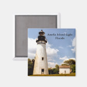 Amelia Island Light, Florida Magnet (Vorderseite/Rückseite)