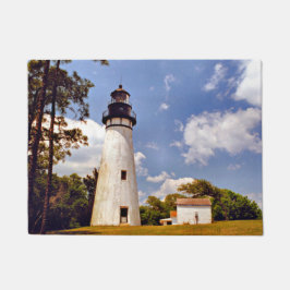 Amelia Island Lighthouse, Florida Door Mat Fußmatte