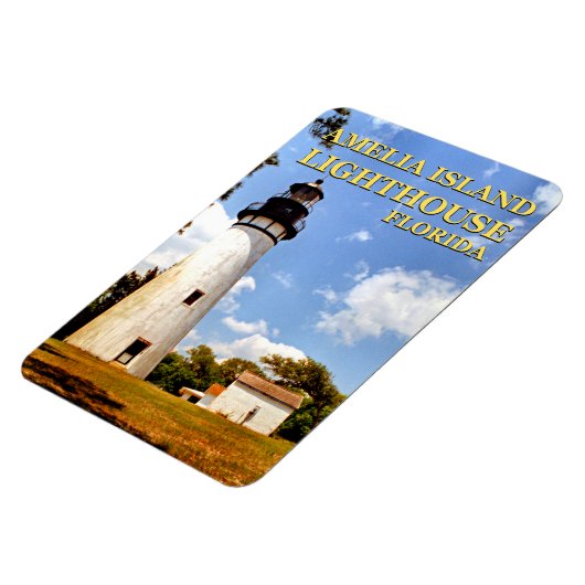 Amelia Island Lighthouse, Florida Flexi Magnet (Linke Seite)