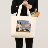 Amelia Island Lighthouse, Florida Jumbo Tote Bag Stoffbeutel (Vorderseite (Produkt))