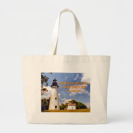 Amelia Island Lighthouse, Florida Jumbo Tote Bag Stoffbeutel