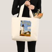 Amelia Island Lighthouse, Florida Jumbo Tote Bag Stoffbeutel (Vorderseite (Produkt))