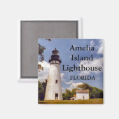 Amelia Island Lighthouse, Florida Magnet (Vorderseite/Rückseite)