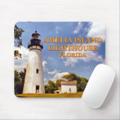 Amelia Island Lighthouse, Florida Mousepad (Mit Mouse)