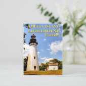 Amelia Island Lighthouse, Florida Postcard Postkarte (Stehend Vorderseite)