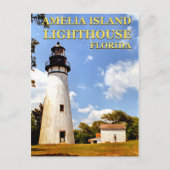 Amelia Island Lighthouse, Florida Postcard Postkarte (Vorderseite)