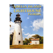 Amelia Island Lighthouse, Florida Postcard