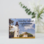 Amelia Island Lighthouse, Florida Postcard Postkarte (Stehend Vorderseite)