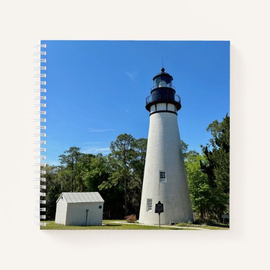 Amelia Island Lighthouse Notebook Notizblock (Vorderseite)