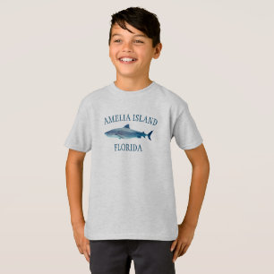 Amelia Island Shark Kid T - Shirt