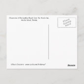 Amelia Island Traumstrecke Amelia Postkarte (Rückseite)