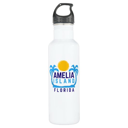 Amelia Island Water Bottle Edelstahlflasche (Vorderseite)