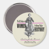 Amelia Jenks Bloomer Magnet (Vorderseite/Rückseite)