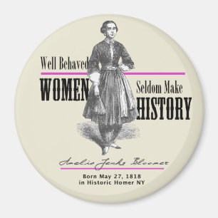 Amelia Jenks Bloomer Magnet