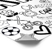 "AMELIA" - Kontur-Design Poster (Ecke)