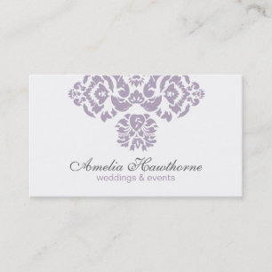 Amelia-Lavendel und graue elegante Visitenkarte