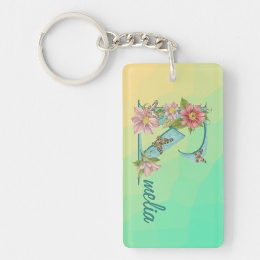 Amelia Name Schlüsselkette Schlüsselanhänger (Vorderseite)
