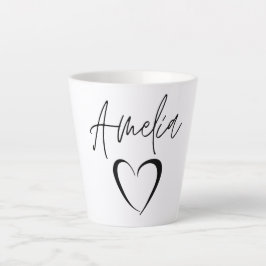 Amelia Name Tasse, Individuelle Name Coffee Tasse, Milchtasse