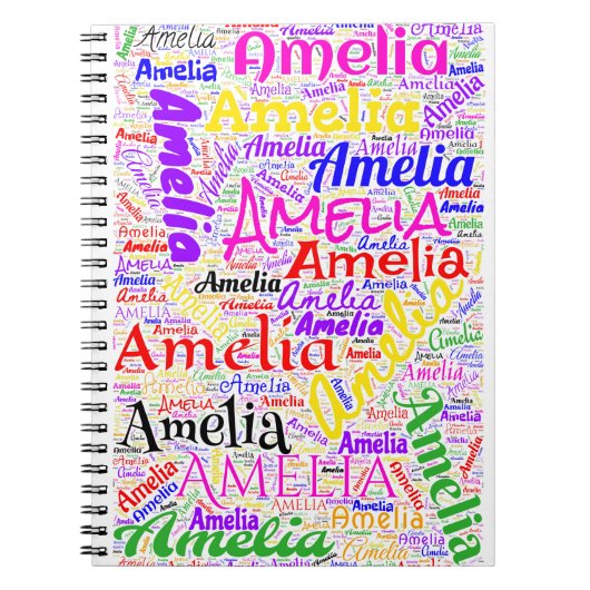 Amelia Notebook Journal Notizblock (Vorderseite)
