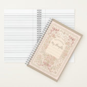 Amelia Notizbuch - Florales Spiralnotizbuch (Innen)