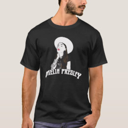Amelia Presley Cartoon Männer T-Shirt