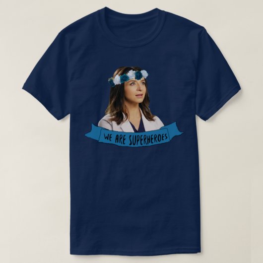 Amelia Shepherd wir sind Superhelden T-Shirt (Design vorne)