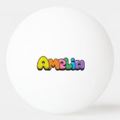 Amelia Tischtennisball (Vorderseite)