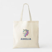 Amelia Unicorn Tote Bag Tragetasche (Rückseite)