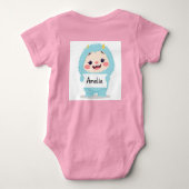 Amelia's Super Sweet Monster Baby Strampler (Rückseite)