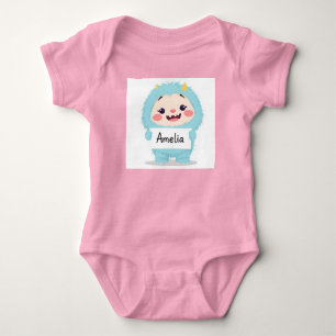 Amelia's Super Sweet Monster Baby Strampler