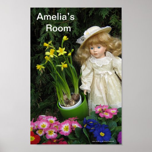 Amelias Zimmerposter Poster (Vorne)