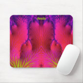 AMELIE ~ Zany Shades Lila Rosa Gelb Mousepad (Mit Mouse)