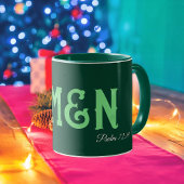 Amen Bible Verse Modern Typography Personalized Tasse