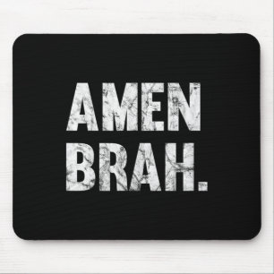 Amen Bruder Surfer Hawaii Hawaiianer Mousepad