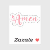Amen Christlich Sticker (Blatt)