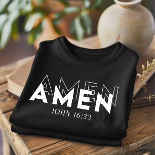 Amen für Männer und Frauen Christlicher T - Shirt