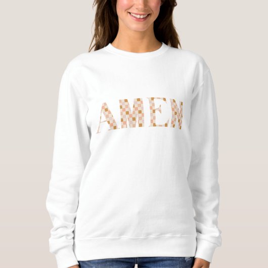 AMEN Ladys Comfy Sweatshirt (Vorderseite)
