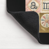 Amen Patchwork-Blume Frohe Ostern Jesus Christlich Mousepad (Ecke)