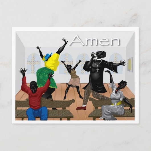 Amen Postkarte (Vorderseite)