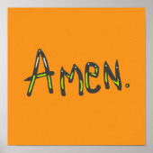 Amen, so ist es poster (Vorne)