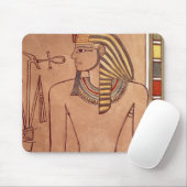 Amenhotep II mit einem ankh angehoben zu seinen Mousepad (Mit Mouse)