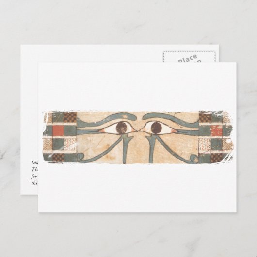 Amenhotep Postkarte (Vorne/Hinten)
