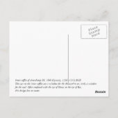 Amenhotep Postkarte (Rückseite)