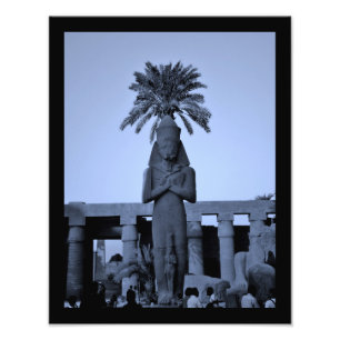 Amenhotep-Statue Fotodruck