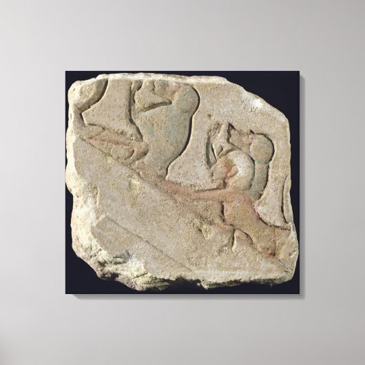 Amenophis IV. mit Babys, New Kingdom Leinwanddruck (Vorderseite)