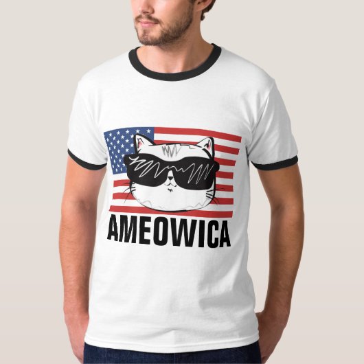 AMEOWICA CAT-T - SHIRT (Vorderseite)