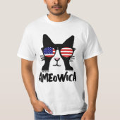 AMEOWICA TUXEDO Cat MENS T - Shirt, PANDA KITTY T-Shirt (Vorderseite)