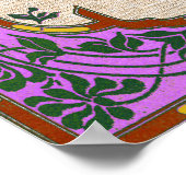 Ameraucana-Familie Gerahmt Poster (Ecke)